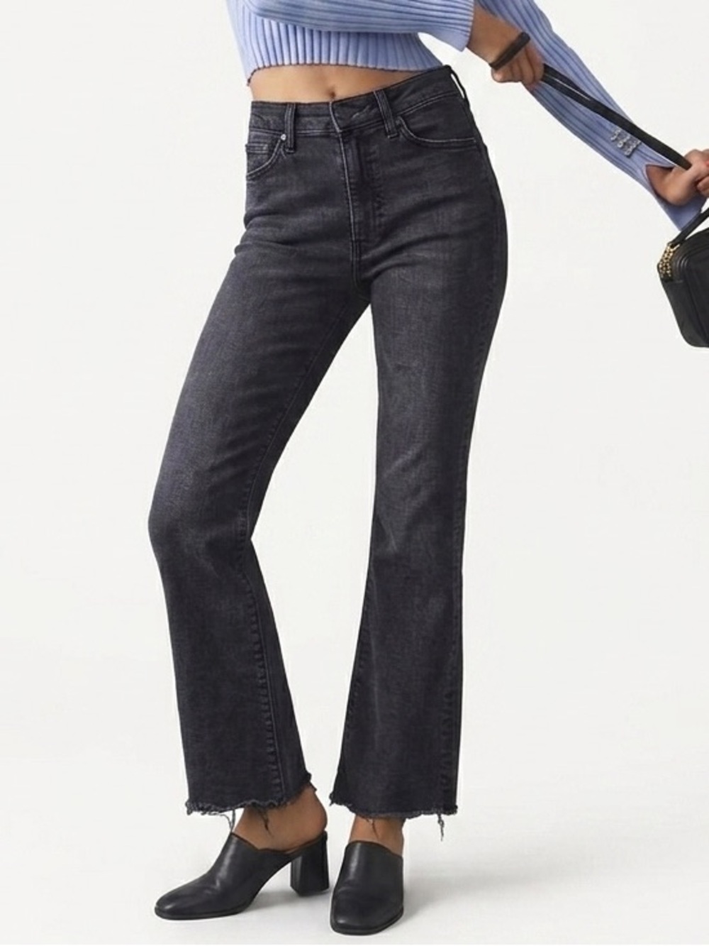 MOTHER The Hustler Ankle Fray High Rise Jean